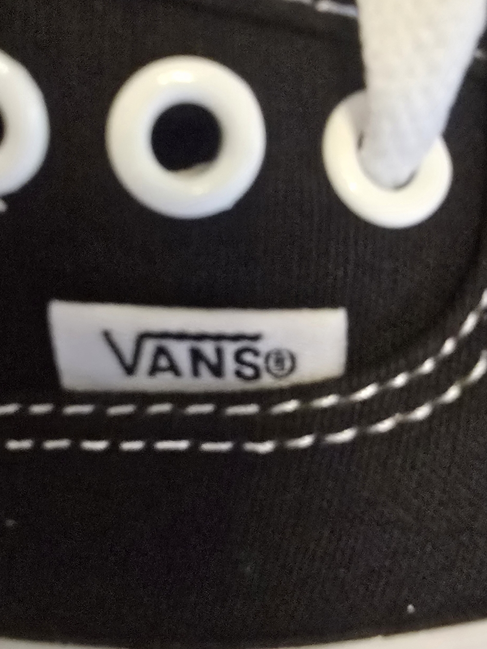 Vans Black Canvas Low-Top Sneakers New Size 5.5 - Picture 10 of 11